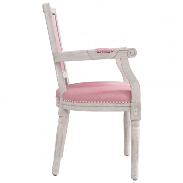 Chaise à manger Rose Velours