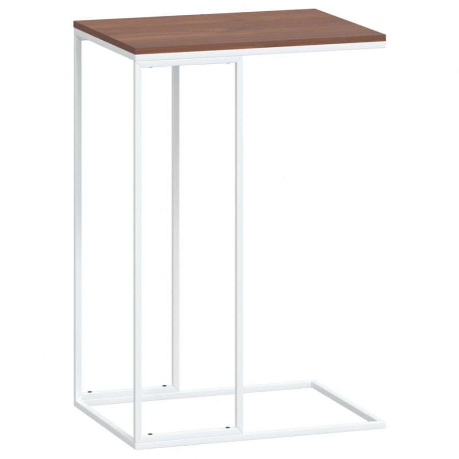 Table d'appoint Blanc 40x30x59 cm 