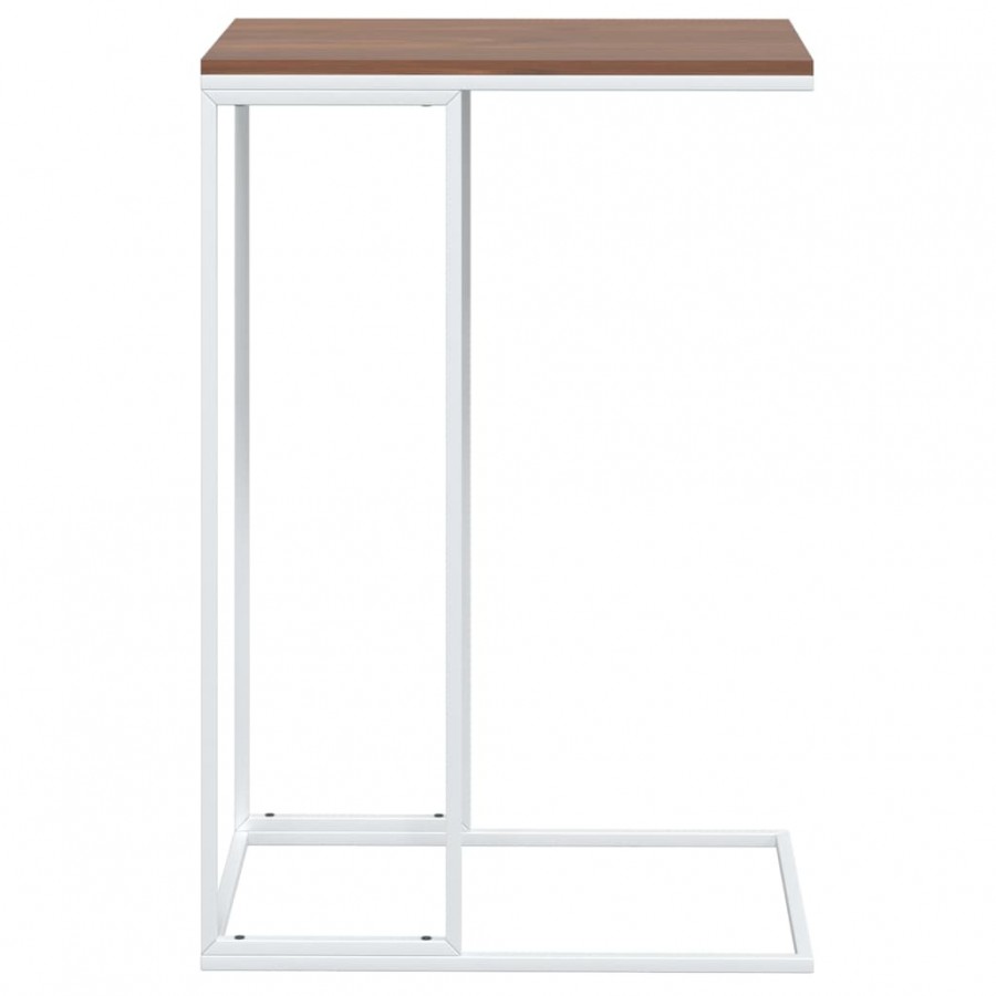 Table d'appoint Blanc 40x30x59 cm 