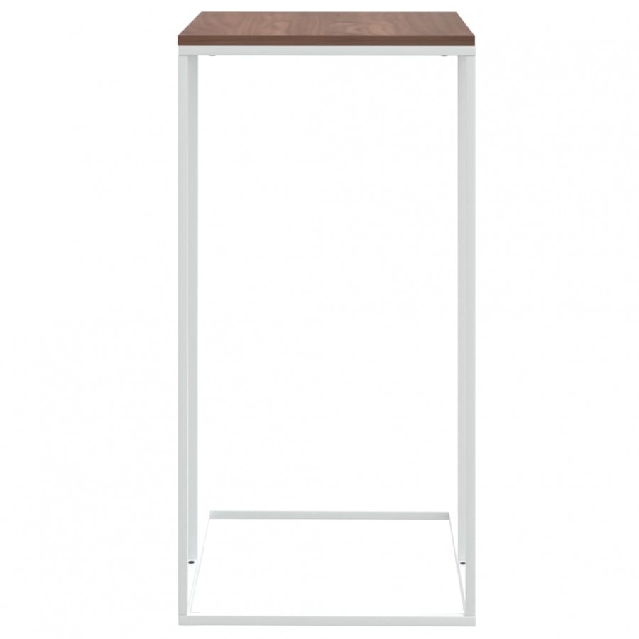 Table d'appoint Blanc 40x30x59 cm 