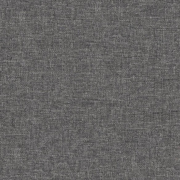 Repose-pied Gris clair 60x60x36 cm Tissu et similicuir