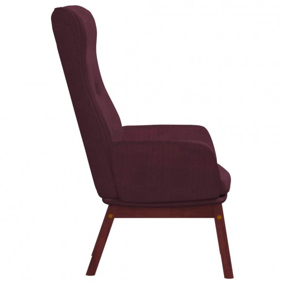 Chaise de relaxation Violet Tissu