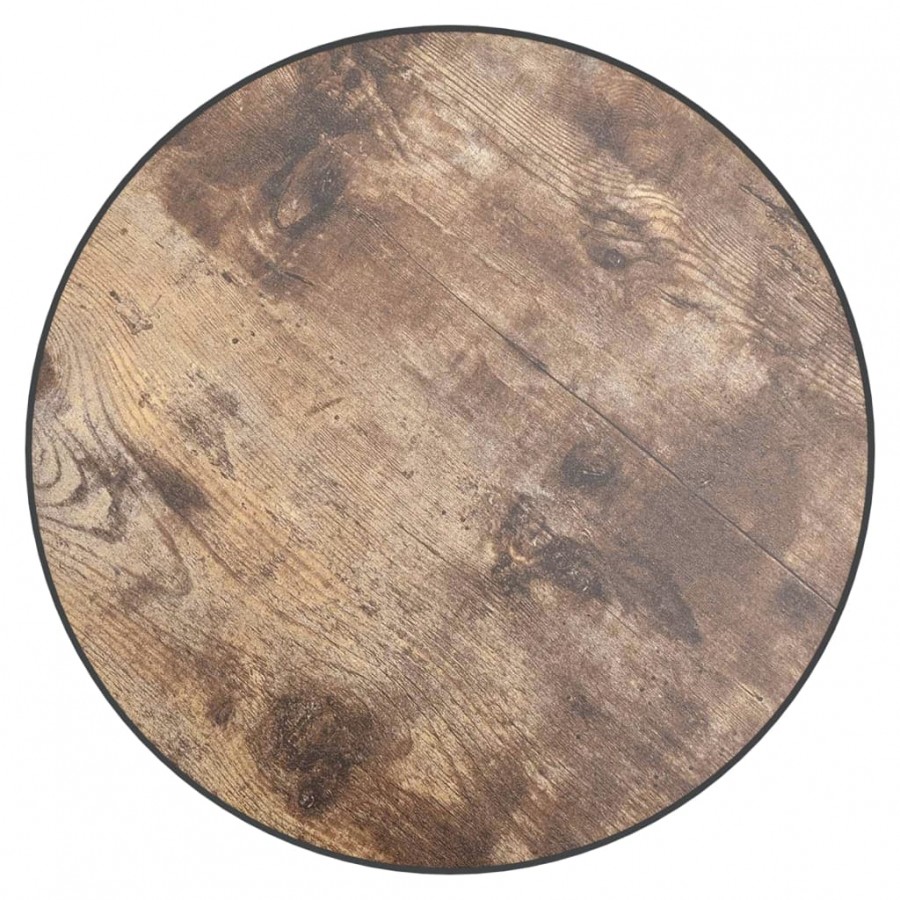 Table à thé Noir et jaune Ø35 cm MDF Table à thé Noir et jaune Ø35 cm MDF