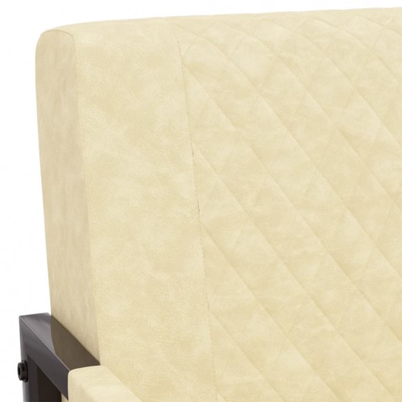 Fauteuil Crème Similicuir