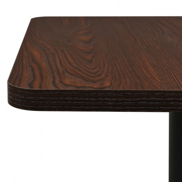 Table de bistro Cendre foncé 50x50x107 cm