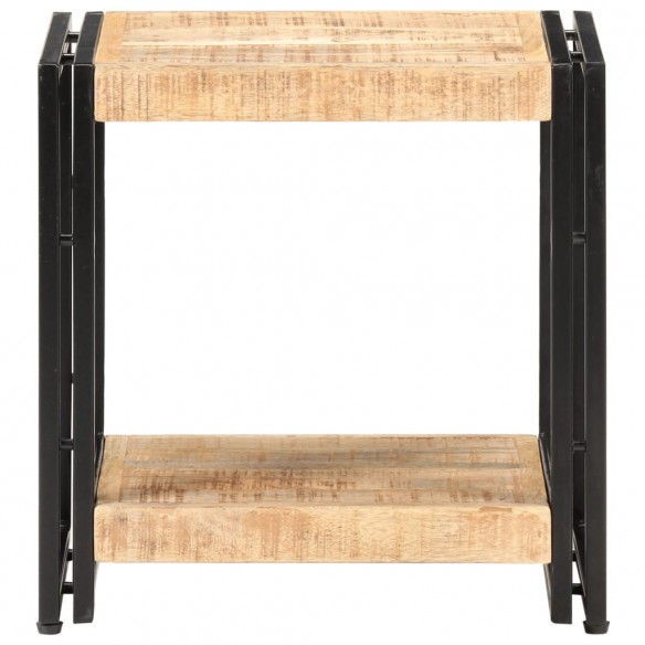 Table d'appoint 40x30x40 cm Bois de manguier brut