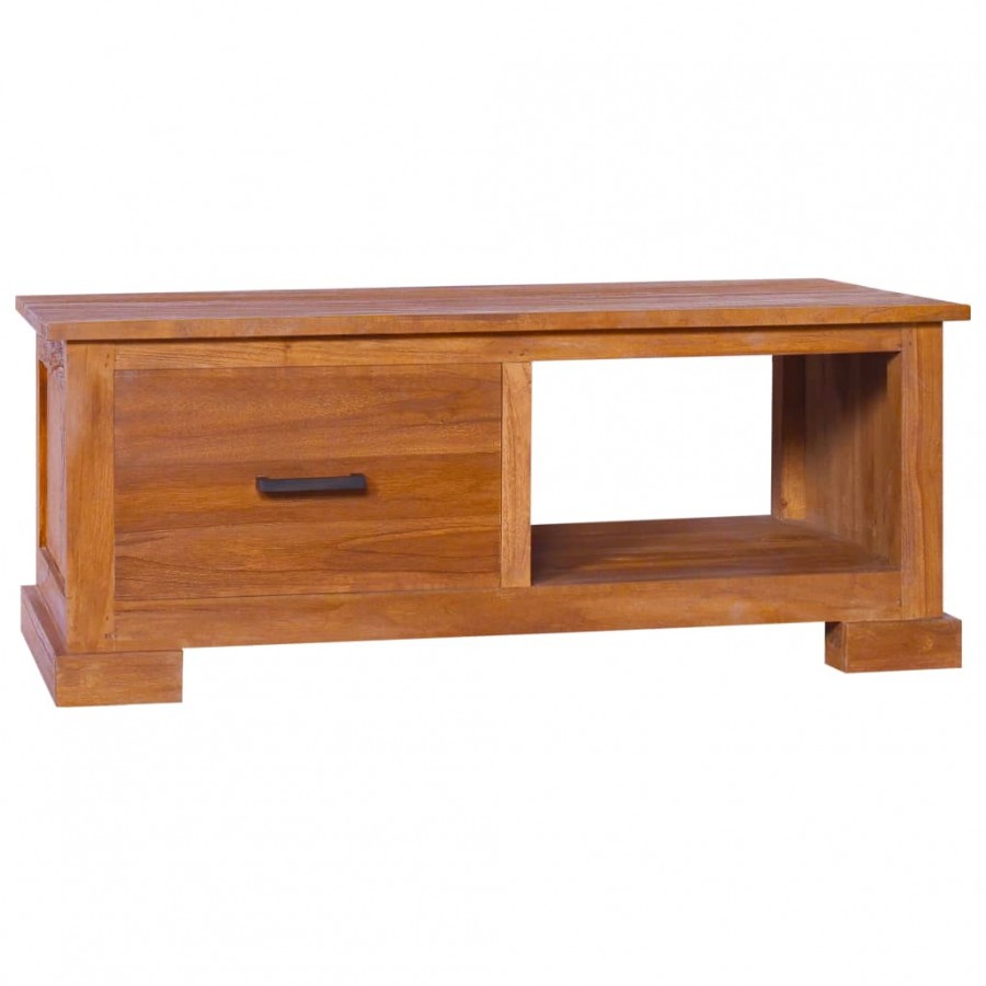 Meuble TV 90x50x37 cm Bois de teck massif