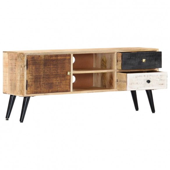 Meuble TV 115 x 30 x 47 cm Bois massif de manguier