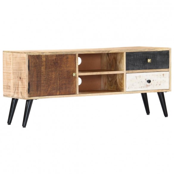 Meuble TV 115 x 30 x 47 cm Bois massif de manguier