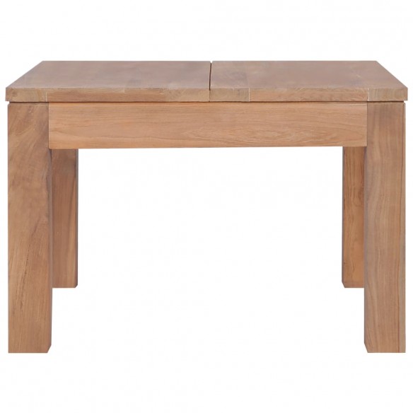 Table basse Bois de teck et finition naturelle 60 x 60 x 40 cm