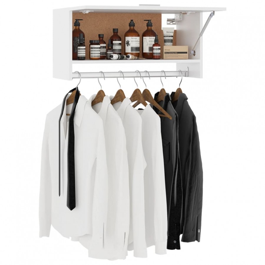 Garde-robe Blanc 70x32,5x35 cm Aggloméré