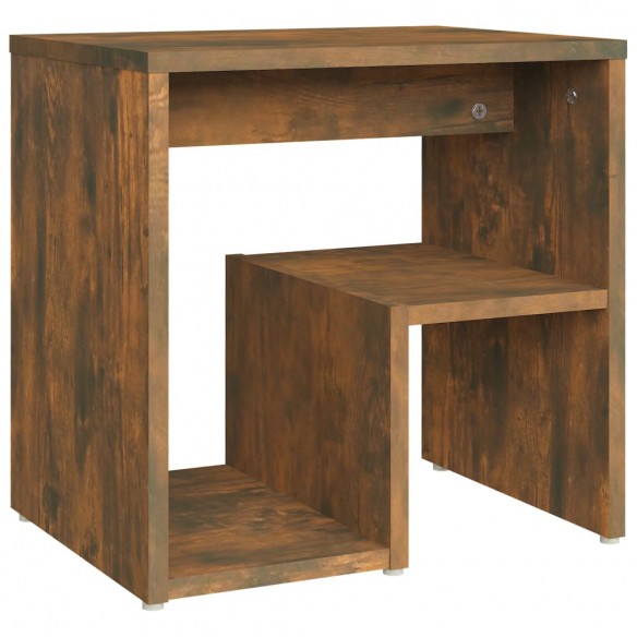 Table de chevet Chêne fumé 40x30x40 cm Bois d'ingénierie