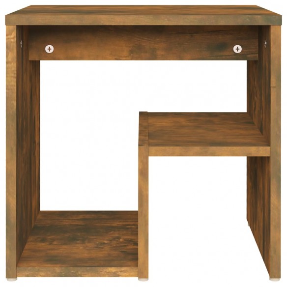 Table de chevet Chêne fumé 40x30x40 cm Bois d'ingénierie