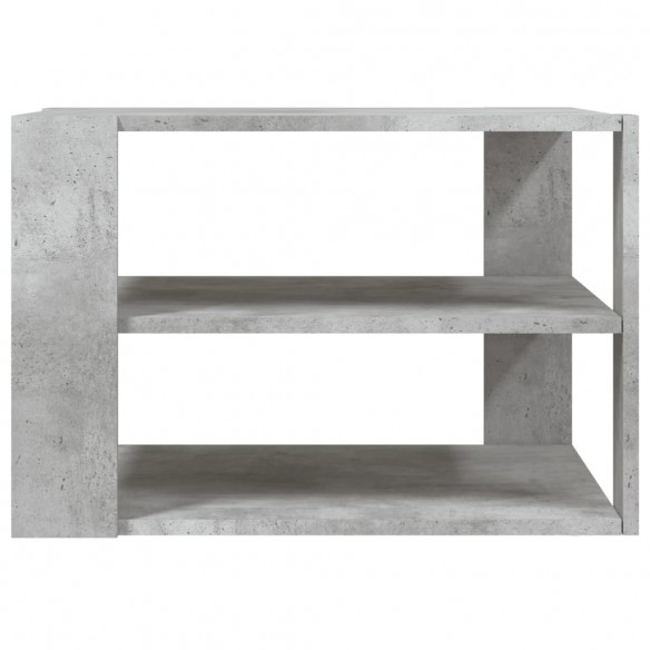 Table basse gris béton 59,5x59,5x40 cm bois d'ingénierie