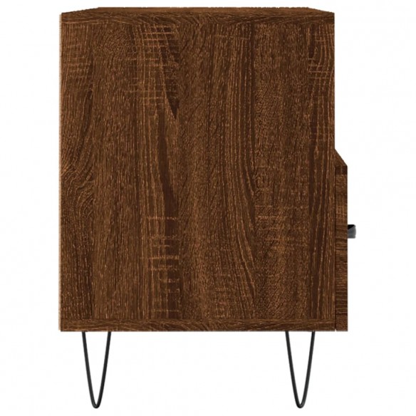 Meuble TV Chêne marron 80x36x50 cm Bois d'ingénierie