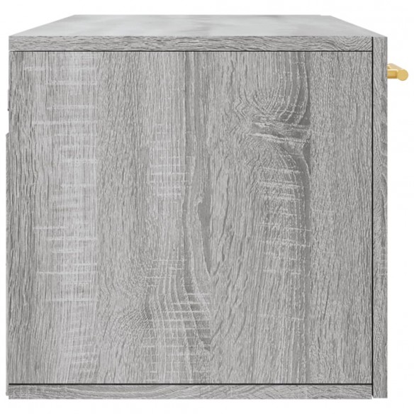 Armoire murale sonoma gris 100x36,5x35 cm bois d'ingénierie