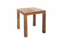 Table salle à manger carrée en bois massif
