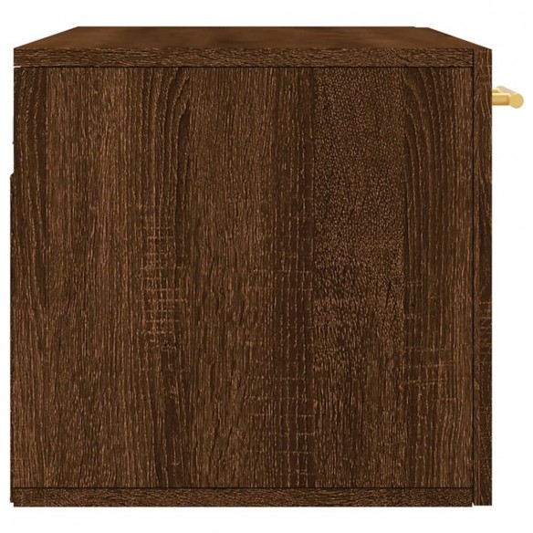 Armoire murale chêne marron 80x36,5x35 cm bois d'ingénierie