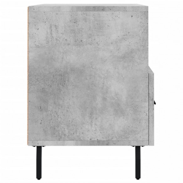 Meuble TV Gris béton 80x36x50 cm Bois d'ingénierie