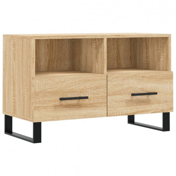 Meuble TV Chêne sonoma 80x36x50 cm Bois d'ingénierie