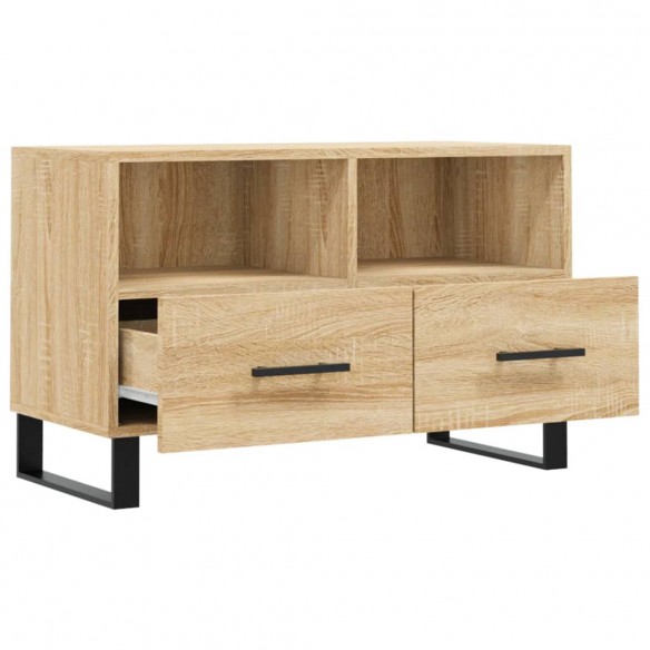 Meuble TV Chêne sonoma 80x36x50 cm Bois d'ingénierie