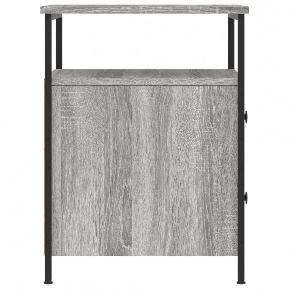 Tables de chevet 2 pcs sonoma gris 44x45x60cm bois d'ingénierie