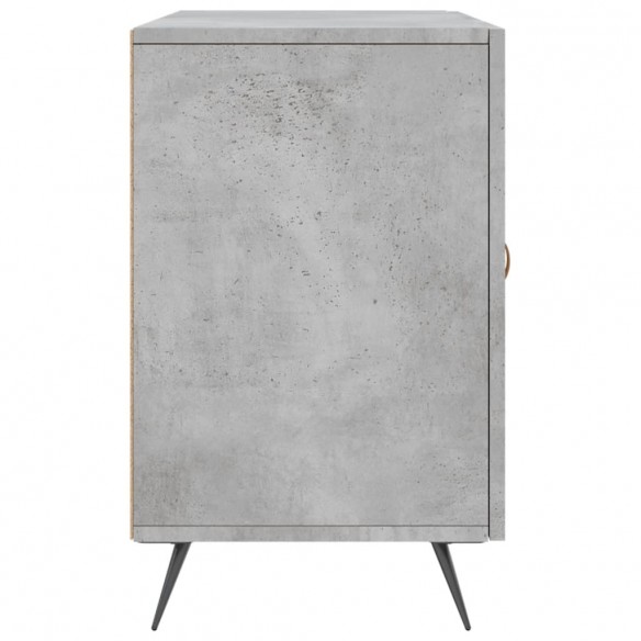 Buffet gris béton 100x36x60 cm bois d'ingénierie