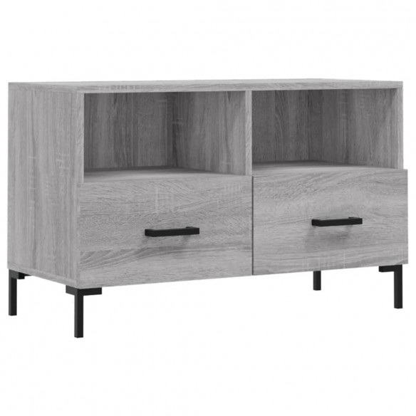 Meuble TV Sonoma gris 80x36x50 cm Bois d'ingénierie