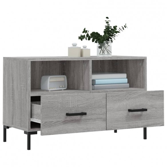 Meuble TV Sonoma gris 80x36x50 cm Bois d'ingénierie