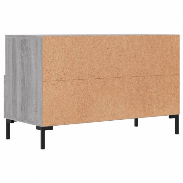 Meuble TV Sonoma gris 80x36x50 cm Bois d'ingénierie