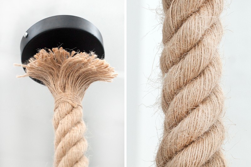 Lampe suspension design coloris naturel