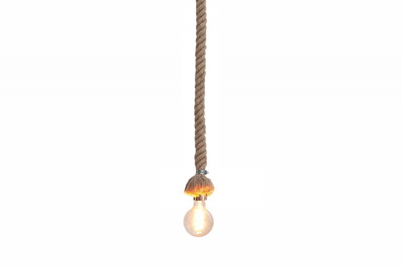 Lampe suspension design coloris naturel