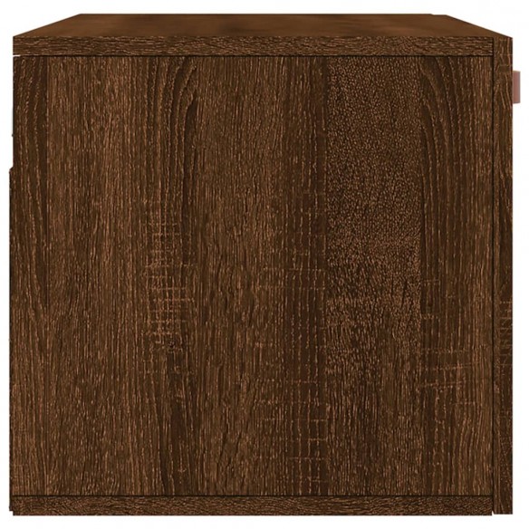 Armoire murale chêne marron 80x36,5x35 cm bois d'ingénierie