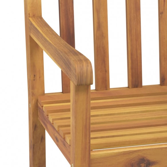 Chaises de jardin lot de 4 56x55,5x90 bois massif d'acacia