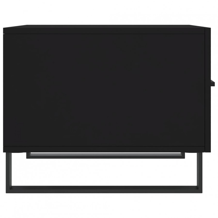 Tables basses 2 pcs noir 50x50x40 cm bois d'ingénierie Tables basses 2 pcs noir 50x50x40 cm bois d'ingénierie