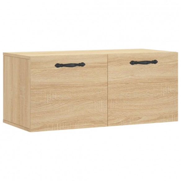 Armoire murale chêne sonoma 80x36,5x35 cm bois d'ingénierie