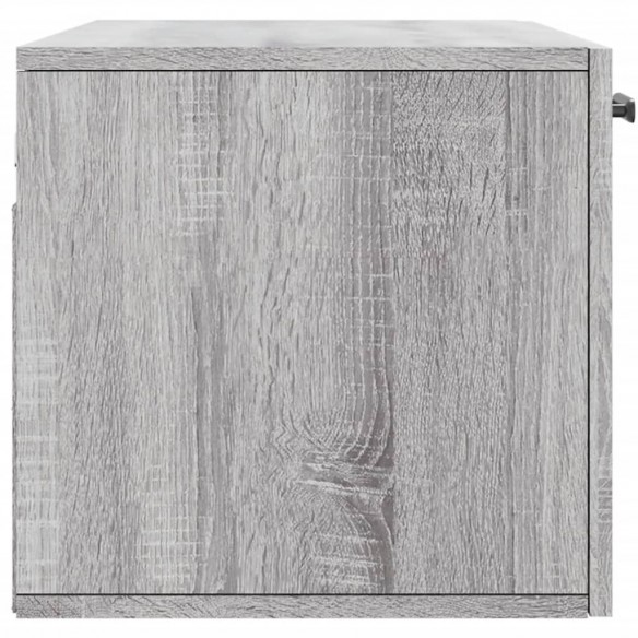 Armoire murale sonoma gris 80x36,5x35 cm bois d'ingénierie