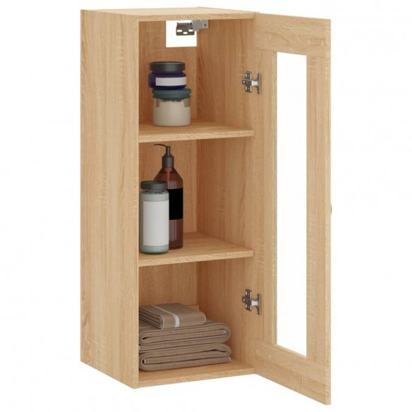 Armoire murale chêne sonoma 34,5x34x90 cm