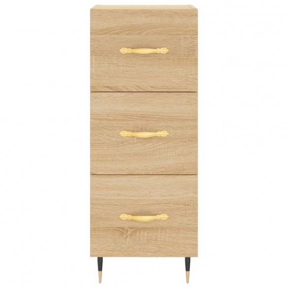 Buffet haut Chêne sonoma 34,5x34x180 cm Bois d'ingénierie