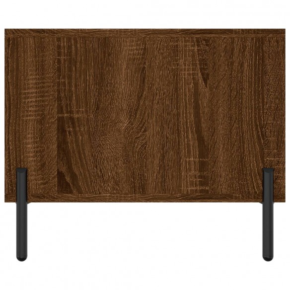 Table basse chêne marron 102x50x40 cm bois d'ingénierie