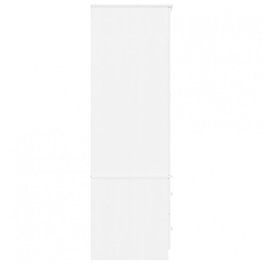 Garde-robe ALTA blanc 90x55x170 cm bois massif de pin