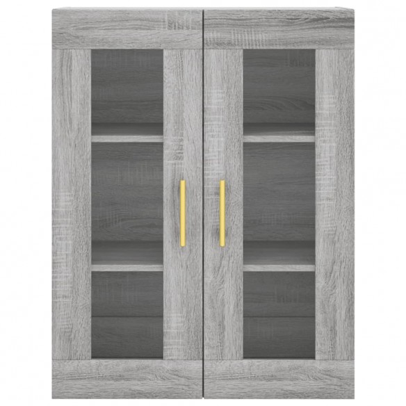 Armoires murales 2 pcs sonoma gris bois d'ingénierie