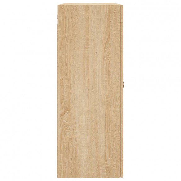 Armoires murales 2 pcs chêne sonoma bois d'ingénierie