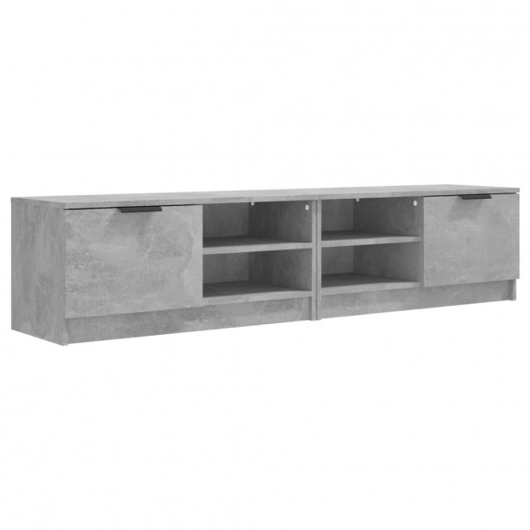 Meubles TV 2 pcs Gris béton 80x35x36,5 cm Bois d'ingénierie