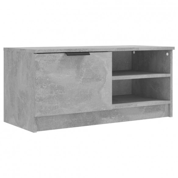 Meubles TV 2 pcs Gris béton 80x35x36,5 cm Bois d'ingénierie