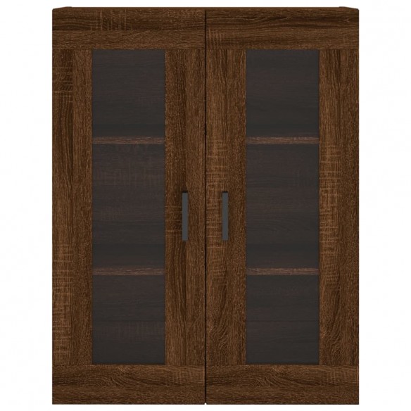 Armoire murale chêne marron 69,5x34x90 cm