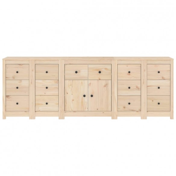 Buffet 230x35x80 cm Bois massif de pin