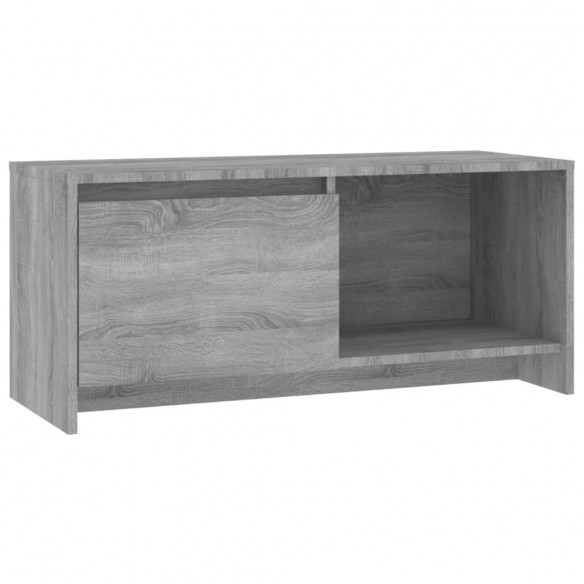 Meuble TV Sonoma gris 90x35x40 cm Aggloméré