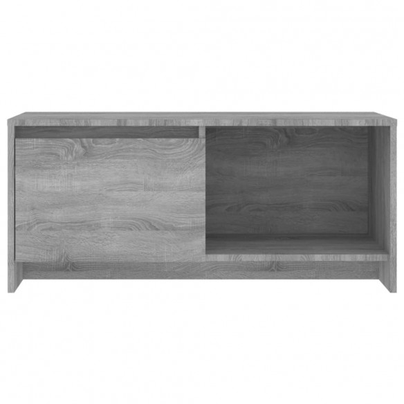 Meuble TV Sonoma gris 90x35x40 cm Aggloméré