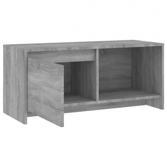 Meuble TV Sonoma gris 90x35x40 cm Aggloméré